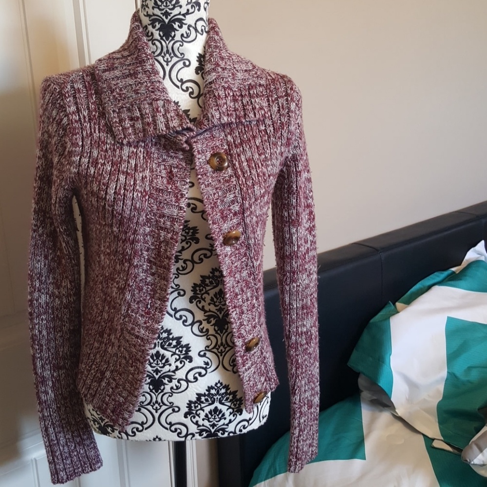 Button up sweater